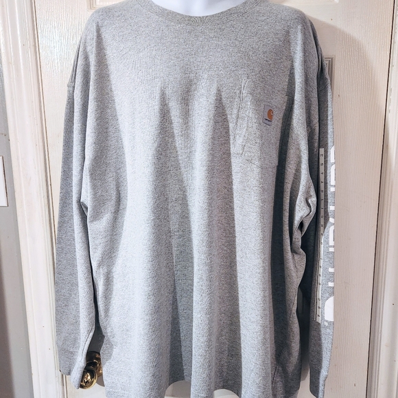 Carhartt Long Sleeve  Crew Neck Workwear Shirt XXL - Picture 2 of 11